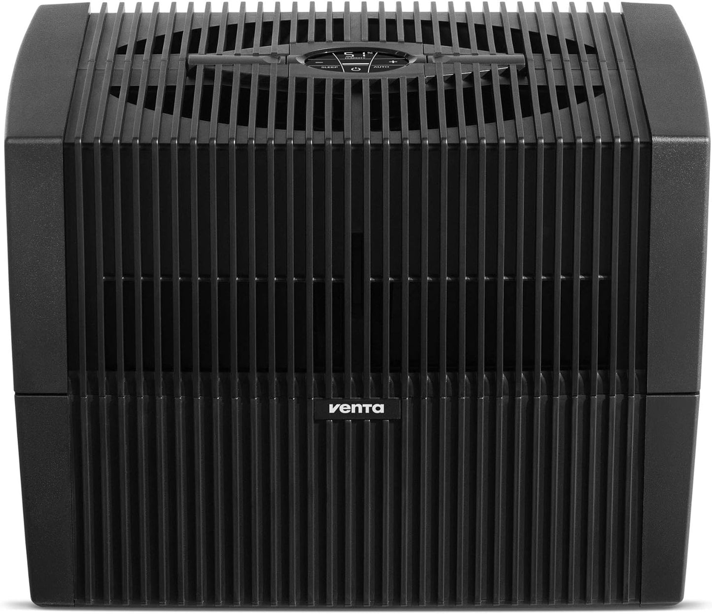 Black Humidifier - Filterless evaporative humidifier for spaces up to 645 square feet