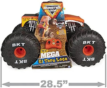Monster Jam, Official Mega Grave Digger All-Terrain Remote Control Monster Truck with Lights sgtnighsdesigns