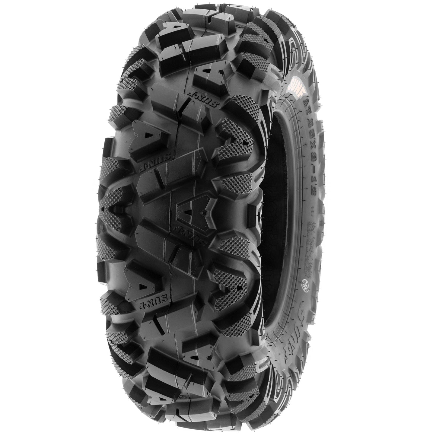 SunF All Terrain ATV UTV Tires 25×8 12 and 25×10 12 6 PR A033 (Complete Full Set of 4)
