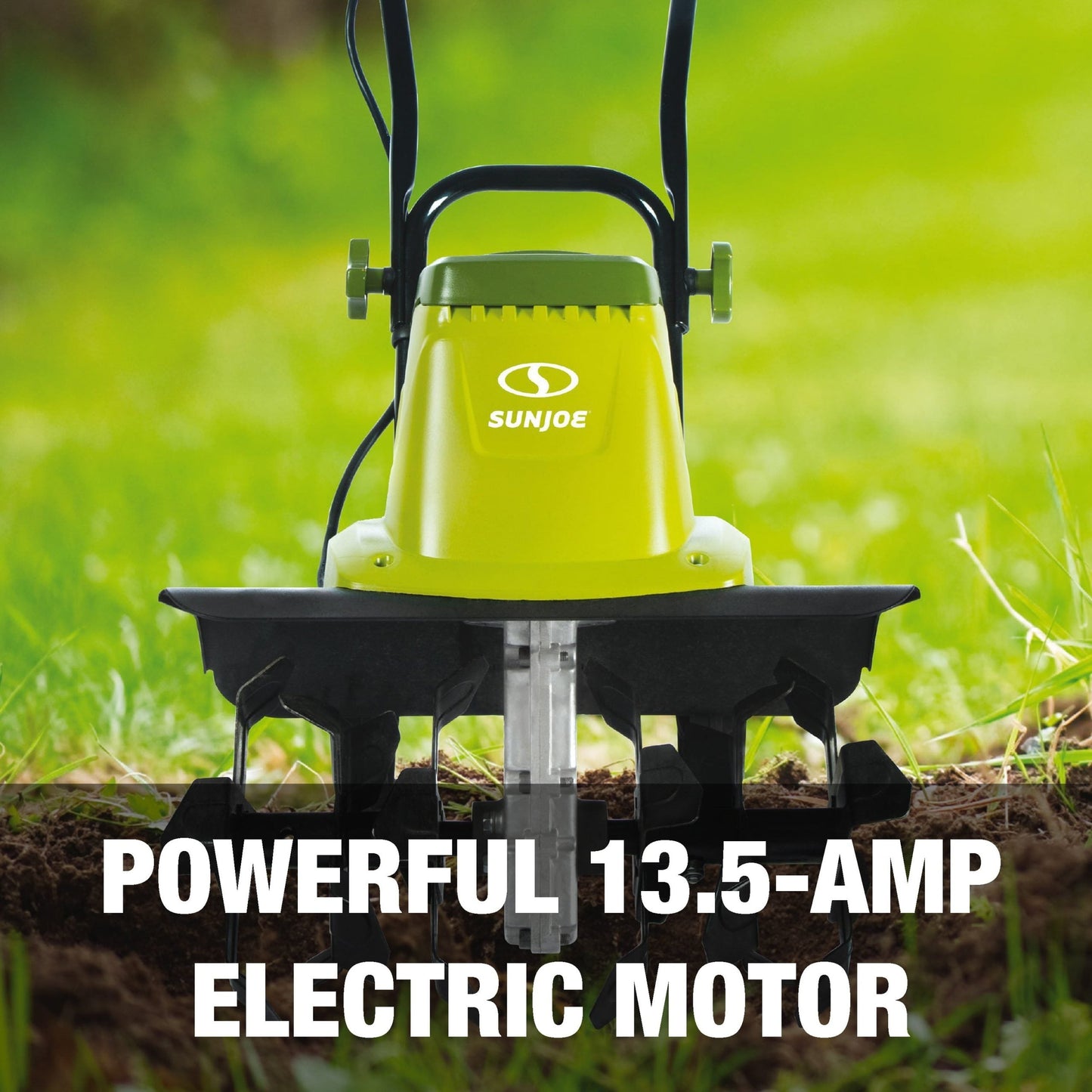 Sun Joe Electric Garden Tiller Cultivator, 16 inch, 13.5 Amp