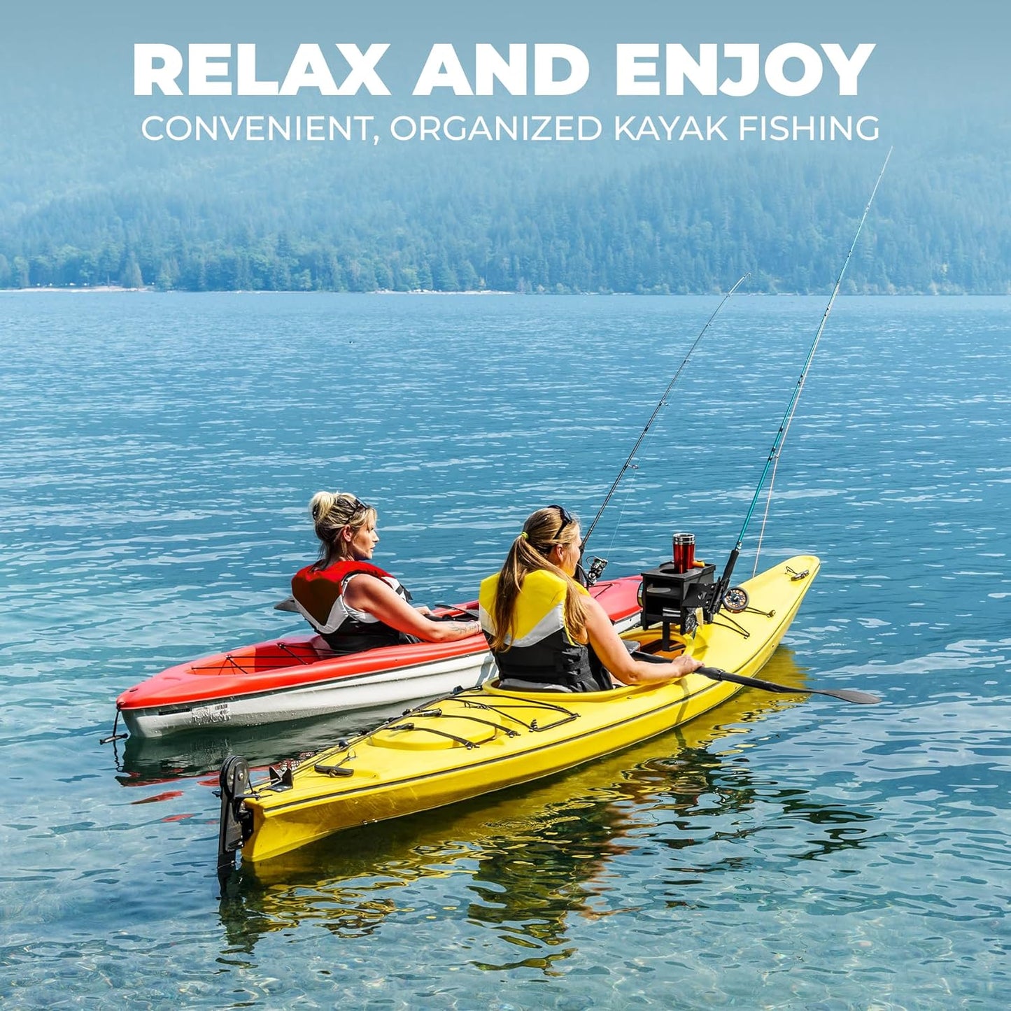 Boat Accessories for Fishing - Fits Gunnels Up to 2.5" Thick Regular