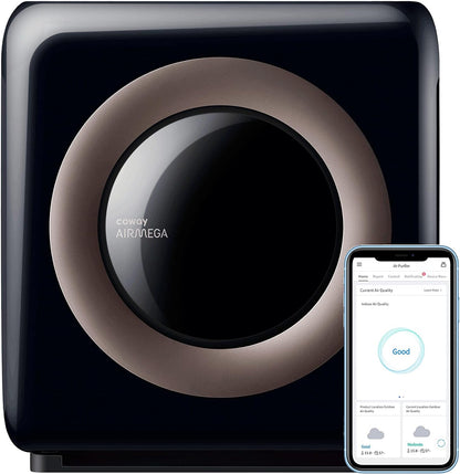 True HEPA Purifier with Air Quality Monitoring, Auto, Timer, Filter Indicator, and Eco Mode, 16.8 x 18.3 x 9.7, White