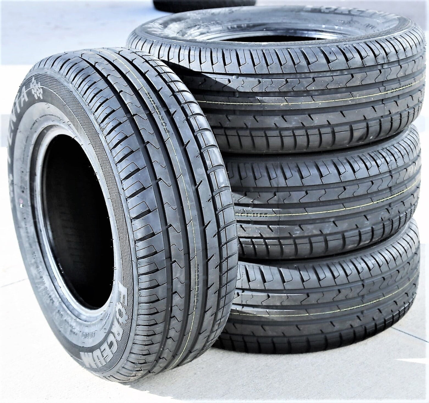 One set of 4 (quad) 255/55R19 111V XL A/S full season tyres