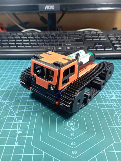 Robot Car Web Control Tank Model Tractor Crawler Balance Car 3D Printing Mount Truck for Arduino Robot ESP32 Wifi Scout Tank