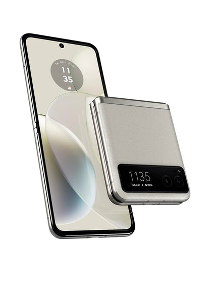 Motorola razr | 2023 | Unlocked | Made for US 8/128 | 32MP Camera | Vanilla Cream, 73.95 x 170.82 x 7.35mm