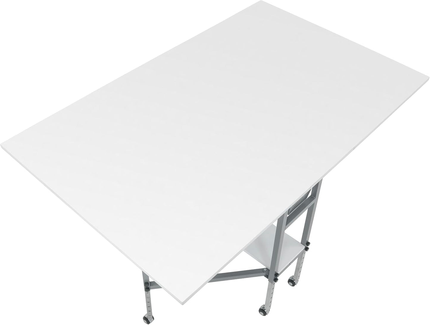 Sew Ready Hobby Cutting Table, 58.75"x36.5", White/Silver