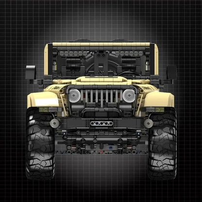 Technical Car Toys The Motorized Wrangler SUV Car Model Building Block Brick Kids Christmas Gift
