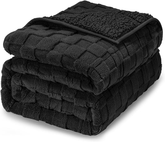 Goodsora 15lb Faux Fur Dual-Sided Weighted Blanket