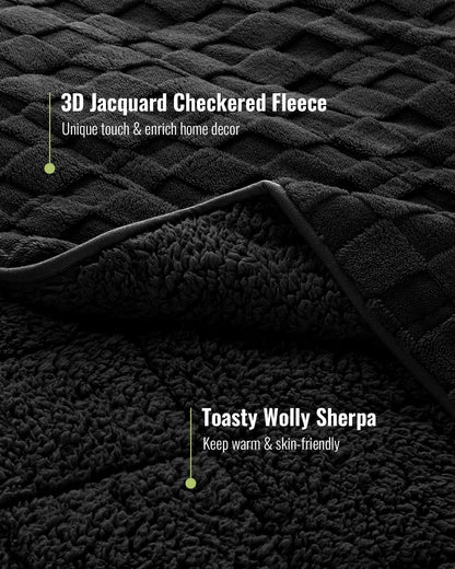 Goodsora 15lb Faux Fur Dual-Sided Weighted Blanket