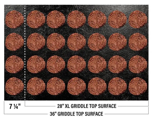 Blackstone 3-Burner 28" XL Griddle with Hood in Black