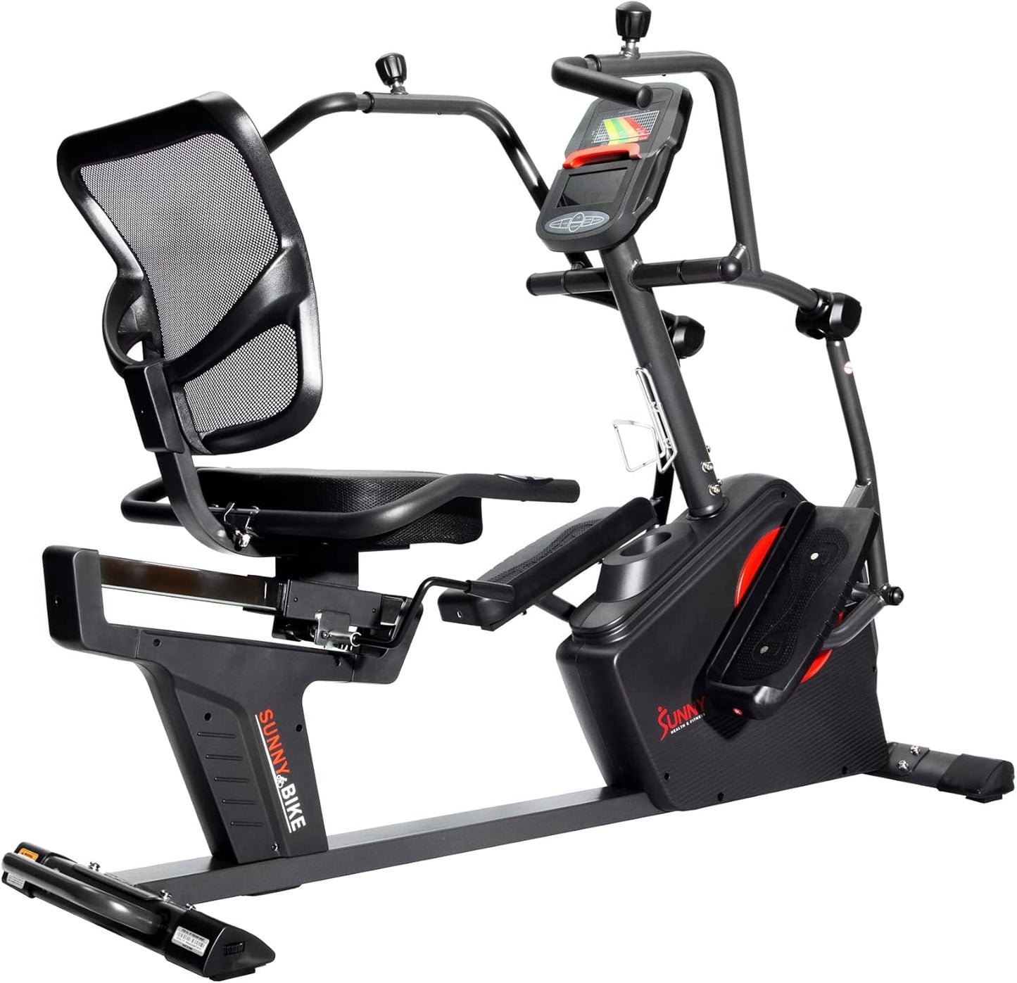 Sunny Elite Recumbent Cross Trainer, Arm/Leg Workout, Bluetooth App