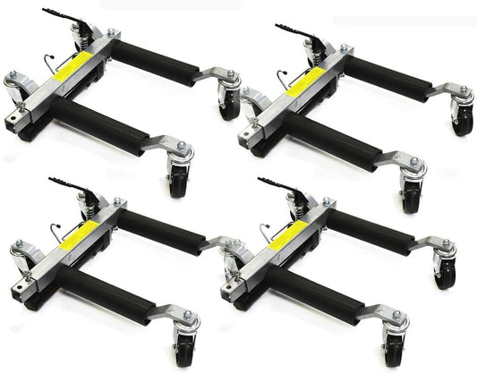 Stark Wheel Dolly Car Skates Vehicle Positioning Hydraulic Tire Jack Truck Rv Trailer Pick Up Dolly Ratcheting Foot Pedal