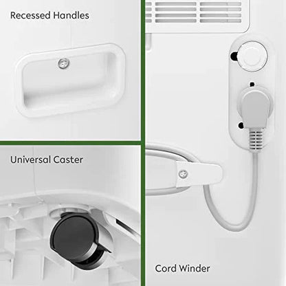 Waykar 150 Pints 7,000 Sq. Ft Energy Star Dehumidifier with Drain Hose & 2.04 Gal Water Tank
