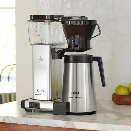 Technivorm Moccamaster KBT Coffee Brewer, 40oz, Polished Silver
