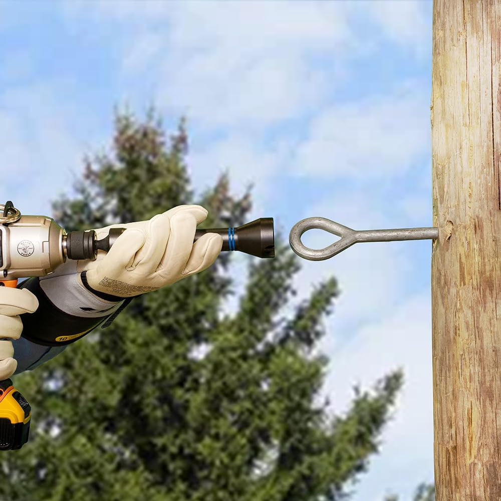 Single-Ended Impact Socket, Made in USA, Three Square Socket Sizes: 3/4-, 1-, and 1-1/8-Inch